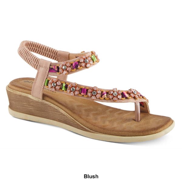 Womens Patrizia Kalil Toe Loop Wedge Sandals