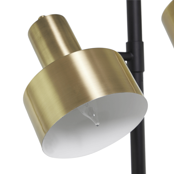9th & Pike® Contemporary Gold Metal Floor Lamp