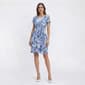 Petite Connected Apparel Short Sleeve Lace Pocket A-Line Dress - image 1