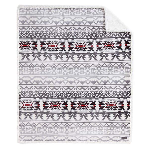 Eddie Bauer Clyde Hill Stripe Plush-Fleece Throw