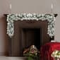 Puleo International 9ft. Flocked Spruce Garland - image 3