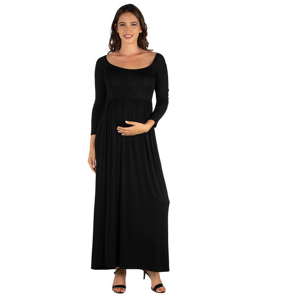 Womens 24/7 Comfort Apparel Maternity Empire Waist Dress - image 