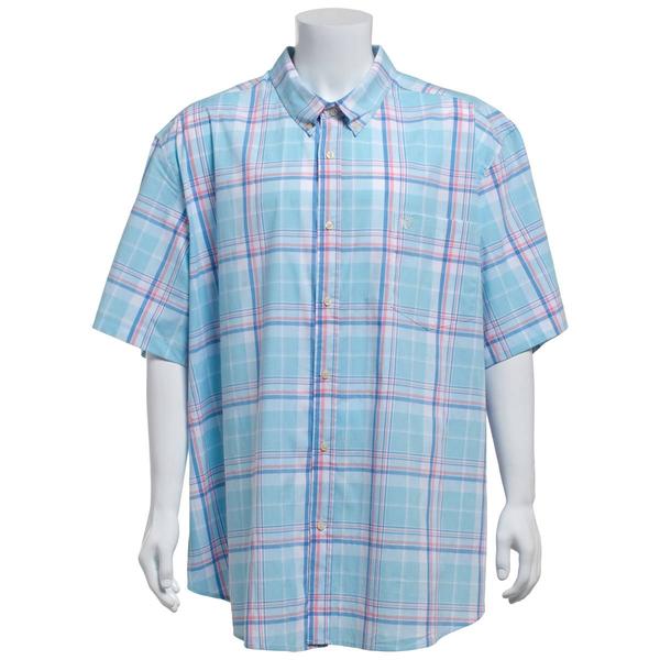 Mens Big & Tall Chaps Button Down Shirt - Island Water