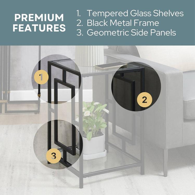 Convenience Concepts Town Square Metal End Table