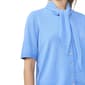 Womens Cece Short Sleeve Ascot Tie Neck Button Front Cardigan - image 3