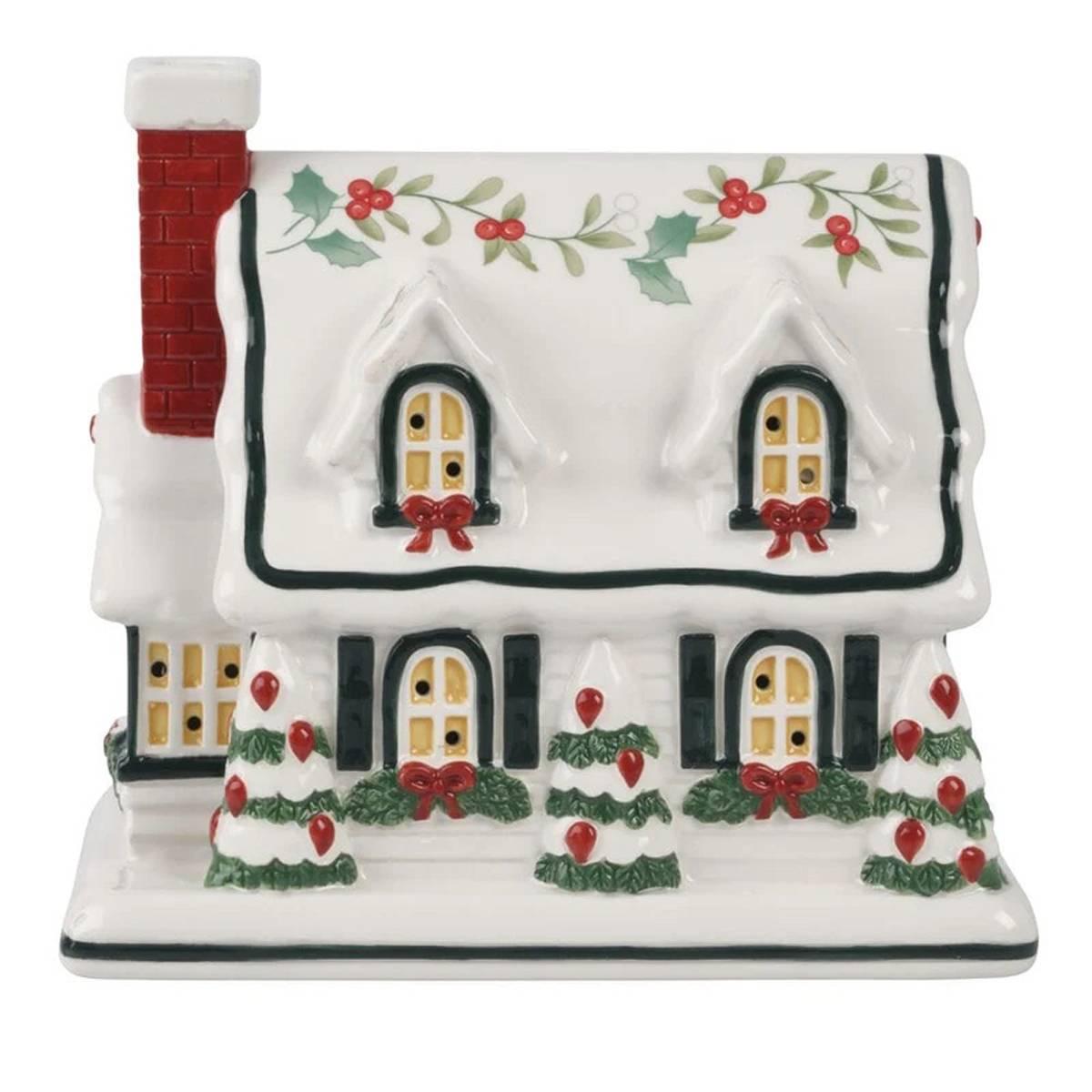 Pfaltzgraff® Winterberry Village House with LED Light
