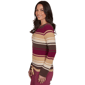Womens Hearts of Palm Berry Fabulous Long Sleeve Tie Hem Sweater - image 4