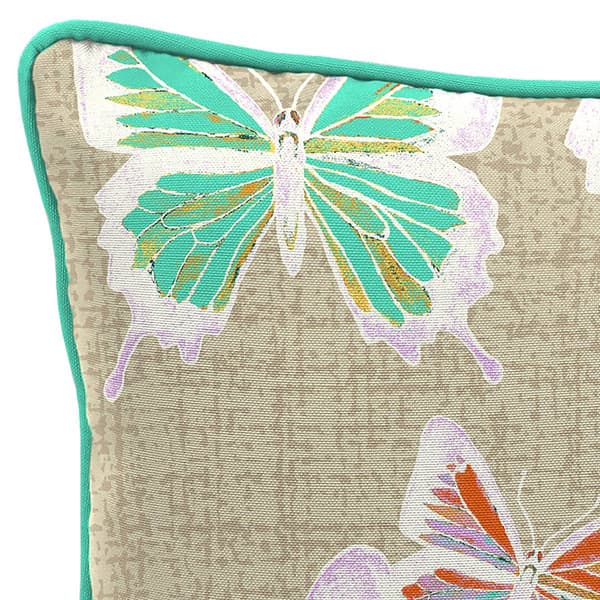 Jordan Manufacturing Butterfly Outdoor Throw Pillow