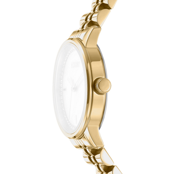 Womens DKNY Crystal Dial Gold Bracelet Watch - DK1L086M0055