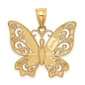 Gold Classics&#8482; 14kt. Gold Polished Butterfly Pendant - image 3