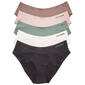 Womens Steve Madden 5pk. Gunmetal Logo Hipster Panties- SM64576A5 - image 1