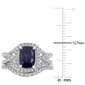 Gemstone Classics™ 10kt. Rose Gold Lab Created Sapphire Ring - image 4