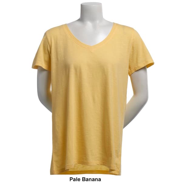 Womens Architect&#174; Short Sleeve Slub V-Neck Tee