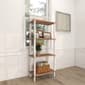 9th & Pike® Farmhouse White Wood Shelving Unit - image 10