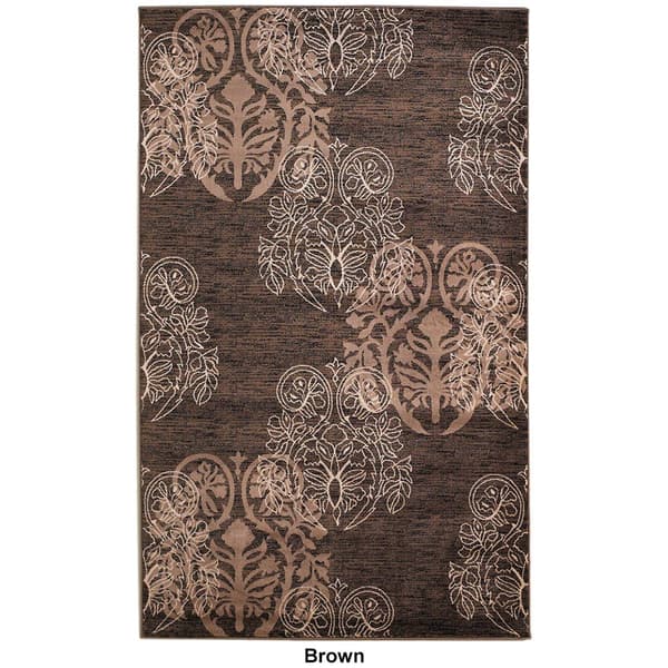 Linon Milan Collection Jacquard Accent Rug - 2x3
