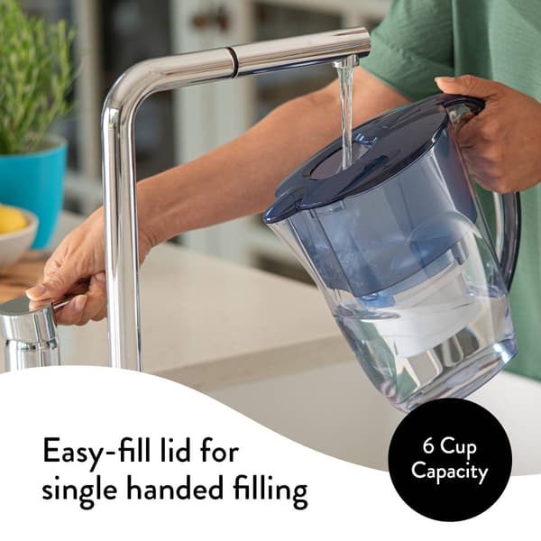 Aqua Optima Oria Water Filter Pitcher Set w/ 3 Evolve+ Filters