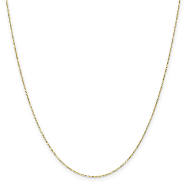 Gold Classics&#40;tm&#41;10kt. Yellow Gold 0.8mm 16in. Chain Necklace - image 