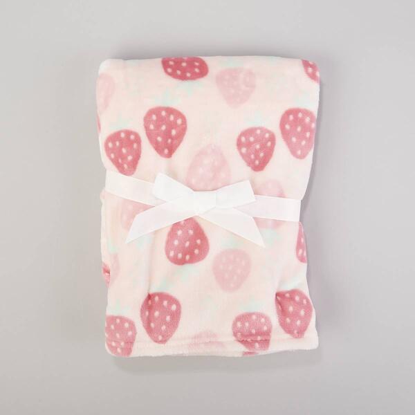 DreamGro&#40;tm&#41; Strawberry Plush Blanket - image 