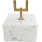 9th & Pike® Glam White Marble Accent Table - image 5