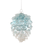 Northlight 4.75in. Icy Pine Cone Glass Christmas Ornament - image 2