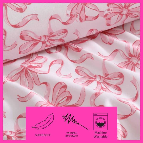 Betsey Johnson Ballet Bows Duvet Cover Set