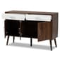 Baxton Studio Leena Two-Tone 2-Drawer Sideboard Buffet - image 2