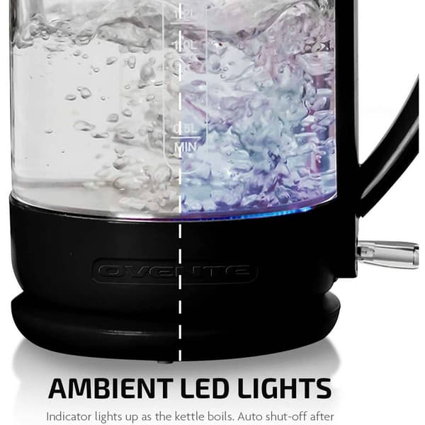 Ovente Electric Hot Water Glass Kettle
