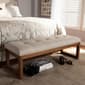 Baxton Studio Caramay Wood Bench - image 1