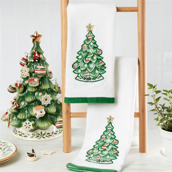 Lenox® Advent Tree Kitchen Towels - Set of 2