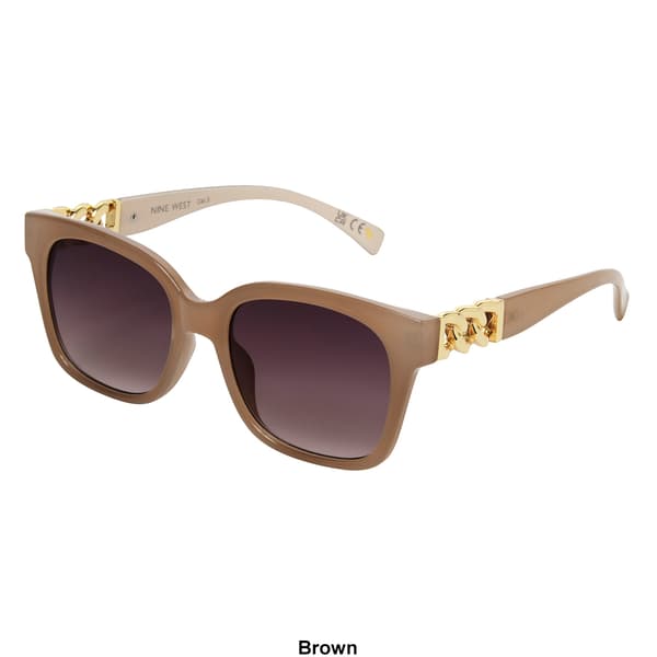 Womens Nine West Rectangle Sunglasses