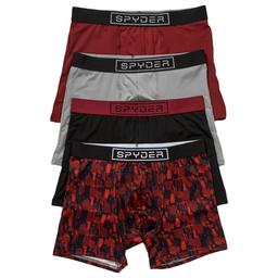 Mens Spyder 4pk. Knit Boxer Briefs
