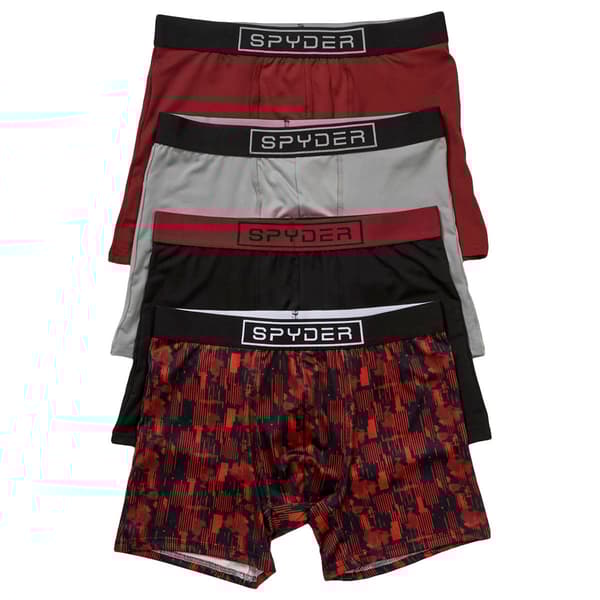 Mens Spyder 4pk. Knit Boxer Briefs - image 