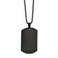 Mens Gentlemen's Classics&#40;tm&#41; Black IP Dog Tag Necklace - image 1