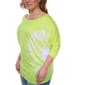 Plus Size White Mark Tie Dye Tee - Green - image 4