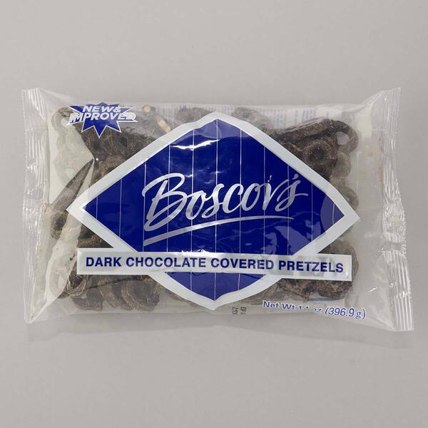 Boscovs 14oz. Dark Chocolate Covered Pretzels - image 