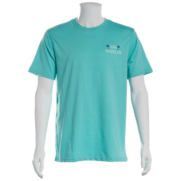 Mens Joe Marlin Beer Parrot Short Sleeve Tee