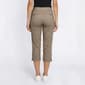 Petite Napa Valley 21in. Solid Lace Hem Capris - image 5