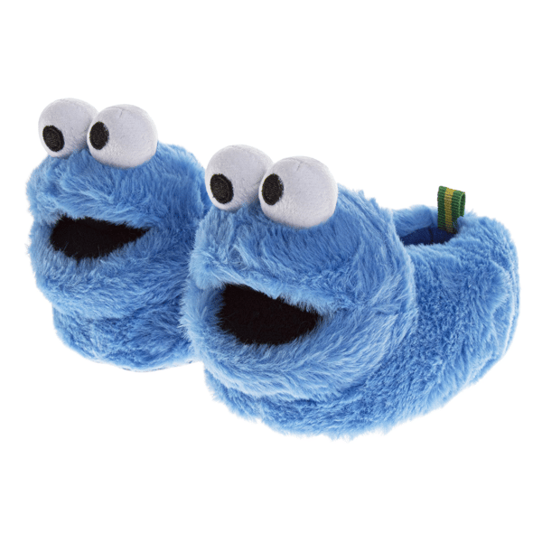 Toddler Boys Sesame Street® Cookie Monster Comfortable Slippers - image 