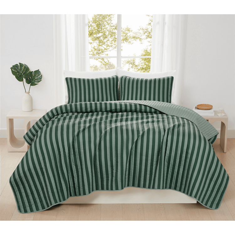 Truly Soft Weston Stripe 3pc. Quilt Set