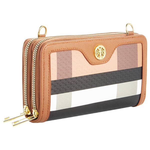 Malibu Skye Plaid Medallion Wallet