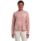 Womens Como Blu Long Sleeve Mock Neck Floral Soutache Sweater - image 1