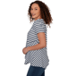 Womens Skye’s the Limit Summer Spice Stripe Knit Blouse - image 4