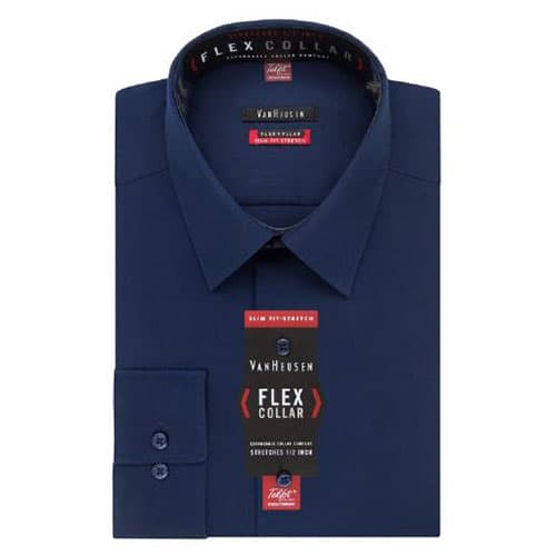 Mens Van Heusen® Slim Fit Flex Collar Dress Shirt - Boscov's