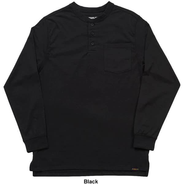 Mens Stanley® Long Sleeve Pocket Henley Tee Boscov's