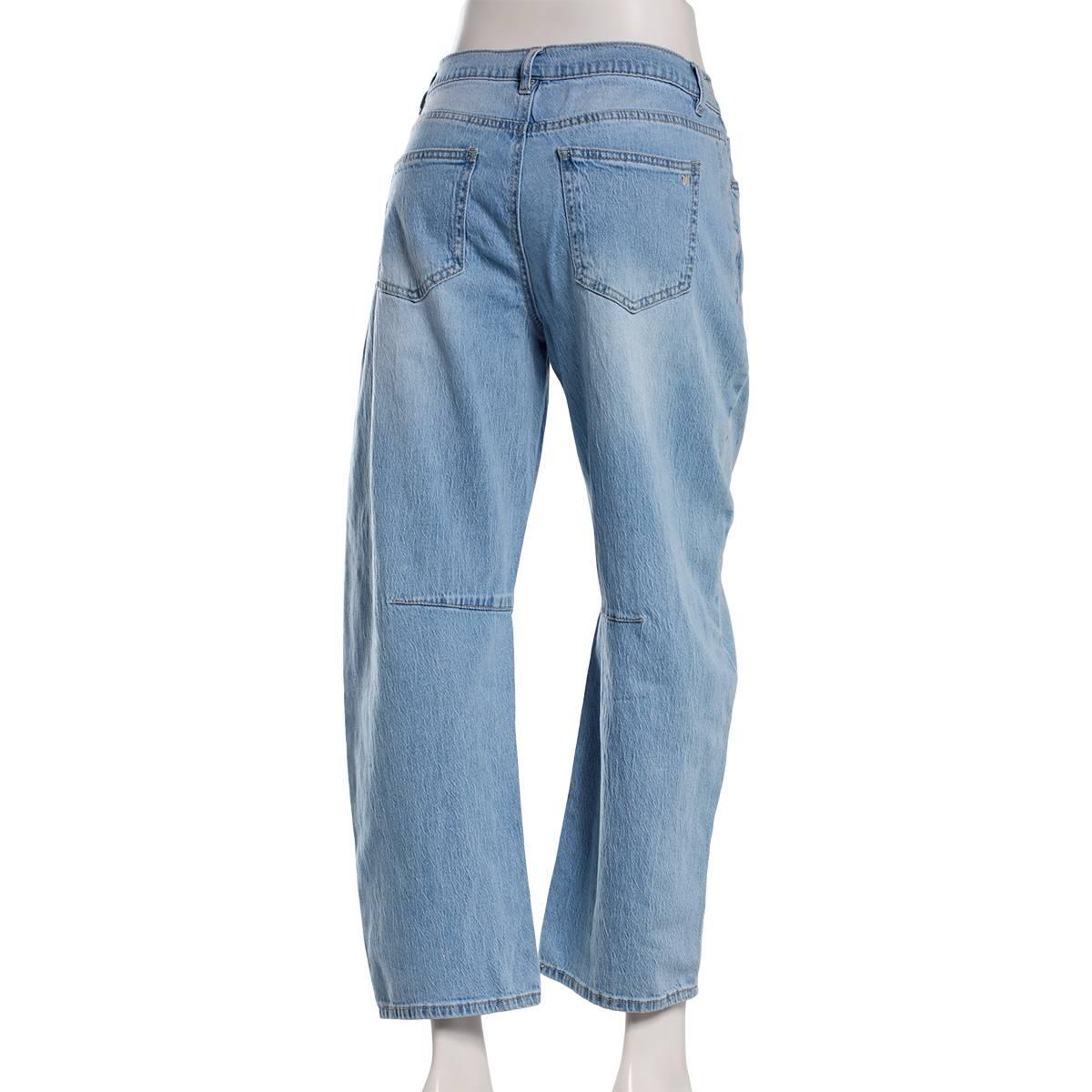 Juniors Wallflower Fearless Curvy Barrel Jeans