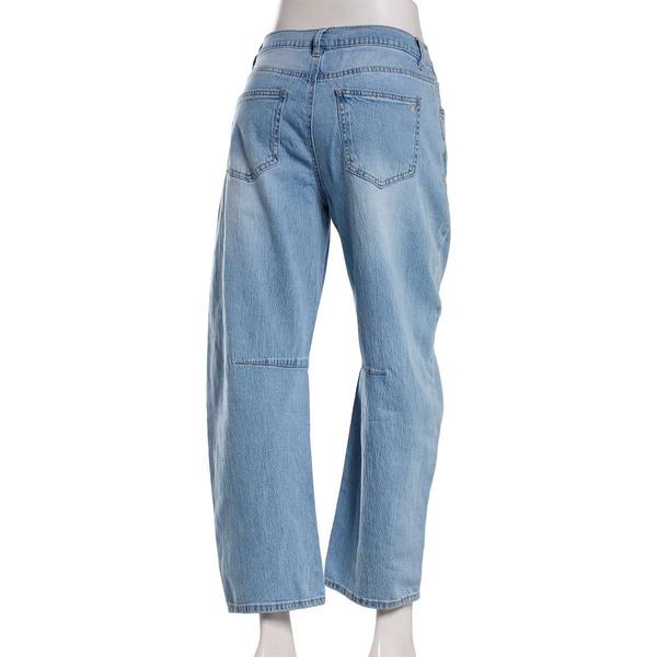 Juniors Wallflower Fearless Curvy Barrel Jeans
