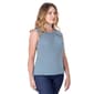 Womens 24/7 Comfort Apparel Medallion Sleeveless Blouse - image 2