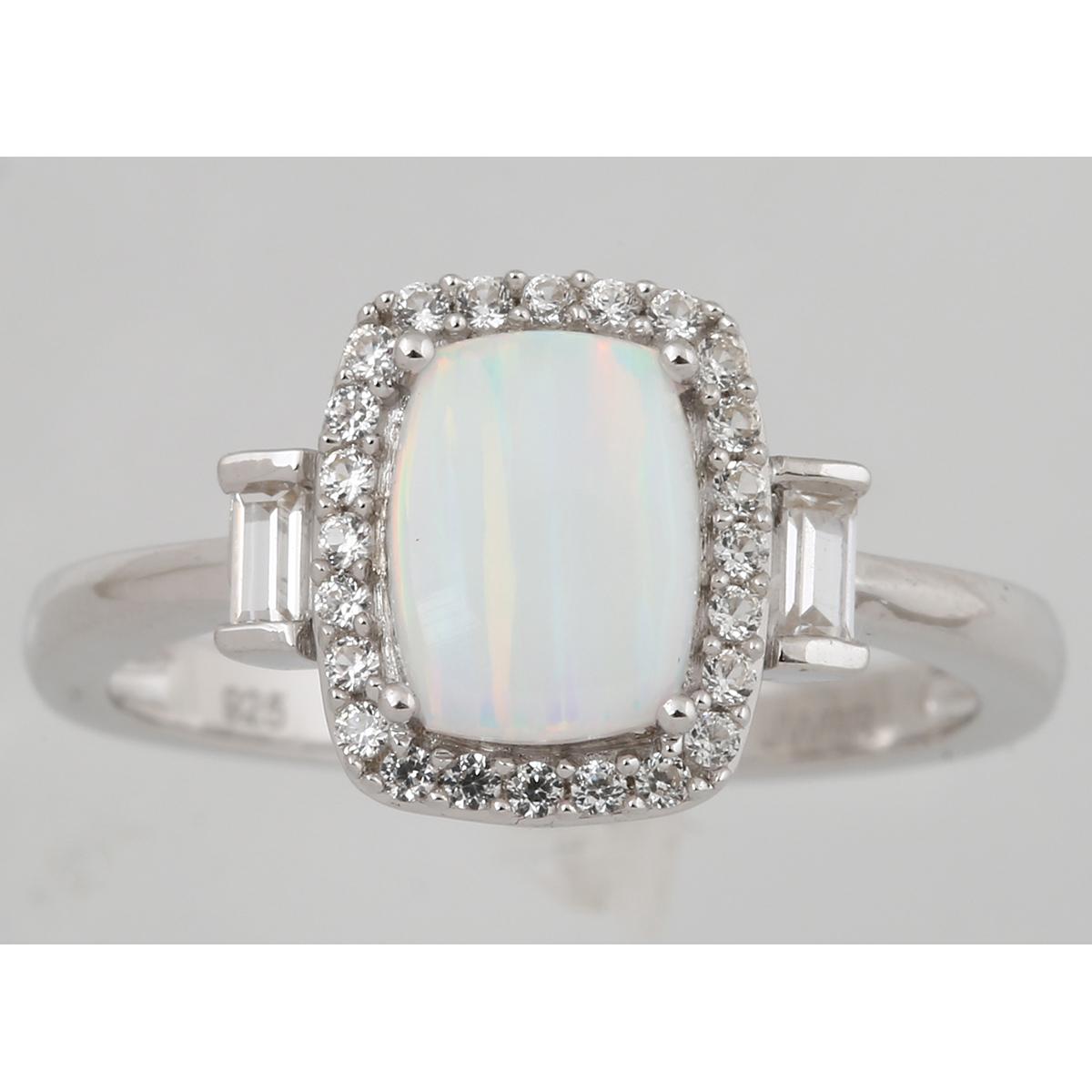 Gemstone Classics™ Created Opal & Sapphire Ring
