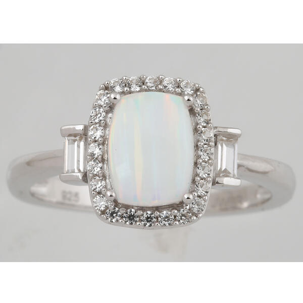 Gemstone Classics&#8482; Created Opal & Sapphire Ring