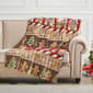 Greenland Home Fashions(tm) Gingerbread Lane Reversible Throw - image 1